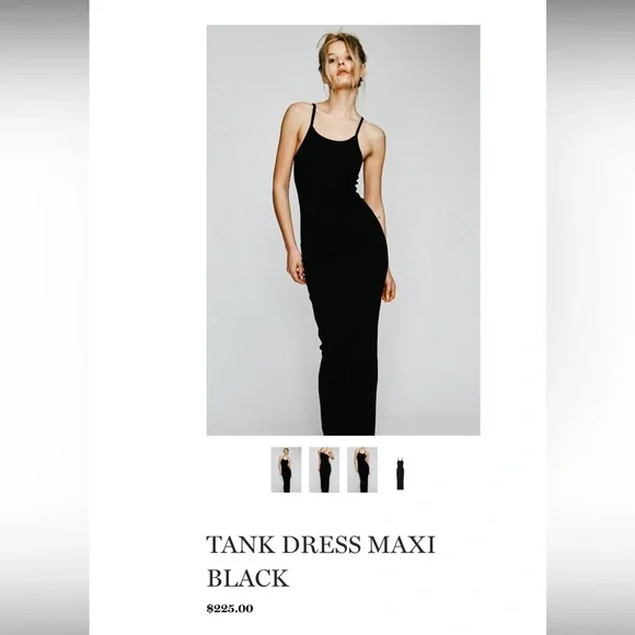 Eterne TANK DRESS MAXI BLACK. Perfect condition and fast shipping - Picture 4 of 9